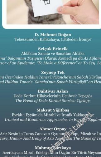 TYB Akademi: Dil, Edebiyat ve Sosyal Bilimler Dergisi - Mizah İroni - 