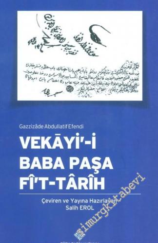 Vekayi - i Baba Paşa Fi't - Tarih
