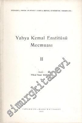 Yahya Kemal Enstitüsü Mecmuası Sayı 2 - Sayı 2