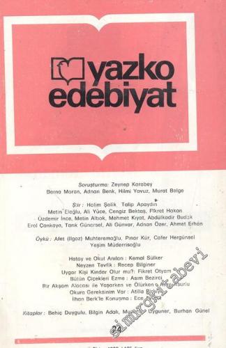 Yazko Edebiyat Dergisi - Sayı: 24; Ekim 1982