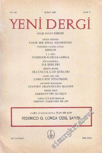 Yeni Dergi - Aylık Sanat Dergisi, Federico Garcia Lorca Özel Sayısı - 