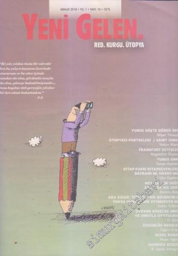 Yeni Gelen Dergisi: Red Kurgu Ütopya - Sayı: 10 Yıl: 1 Aralık