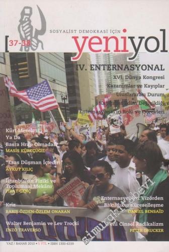 Yeniyol Dergisi - Sosyalist Demokrasi İçin - Sayı:37-38 Yaz - Bahar